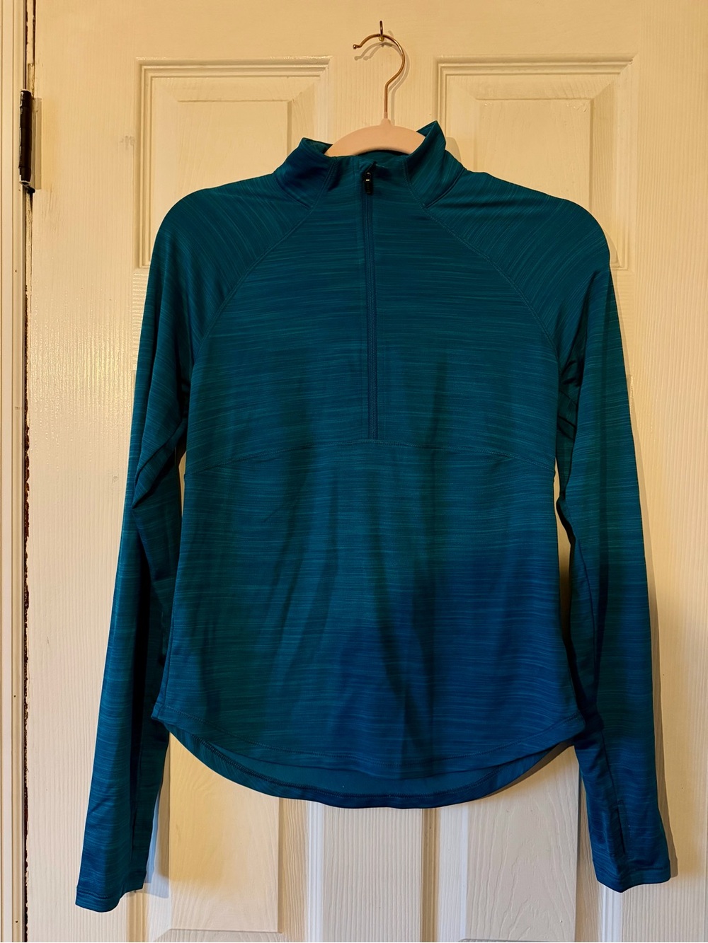 DSG Women's Teal Half-Zip Performance Pullover